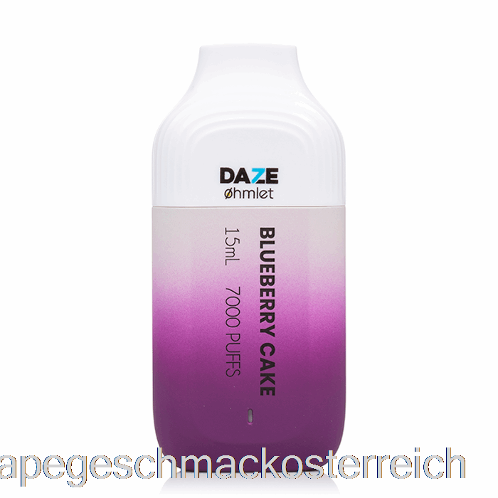 7 Daze Ohmlet 7000 0 % Null Nikotin Einweg-Blaubeerkuchen-Vape-Geschmack